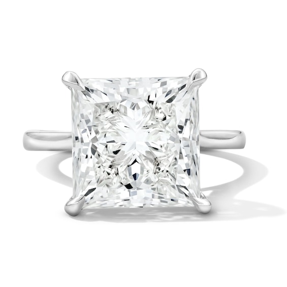 8 CT. T.w. Princess-Cut Certified Lab-Grown Diamond Solitaire Engagement Ring in 14K White Gold (F/Vs2)