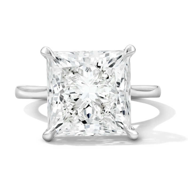 Main Image 1 of 8 CT. T.W. Princess-Cut Certified Lab-Grown Diamond Solitaire Engagement Ring in 14K White Gold (F/VS2)