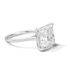 Thumbnail Image 4 of 8 CT. T.W. Princess-Cut Certified Lab-Grown Diamond Solitaire Engagement Ring in 14K White Gold (F/VS2)
