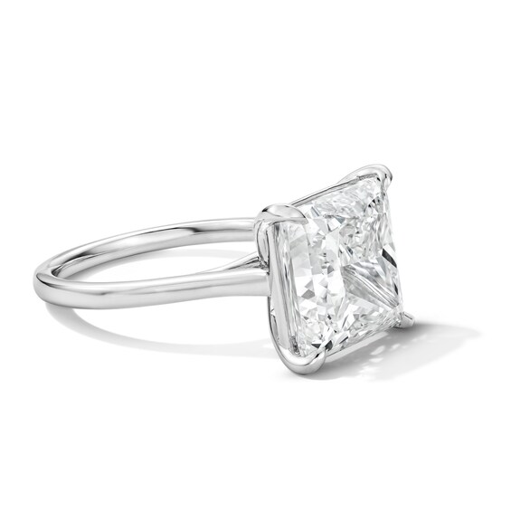 8 CT. T.w. Princess-Cut Certified Lab-Grown Diamond Solitaire Engagement Ring in 14K White Gold (F/Vs2)