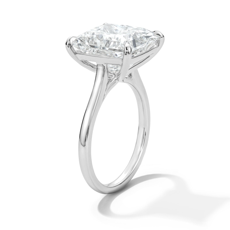 Main Image 5 of 8 CT. T.W. Princess-Cut Certified Lab-Grown Diamond Solitaire Engagement Ring in 14K White Gold (F/VS2)