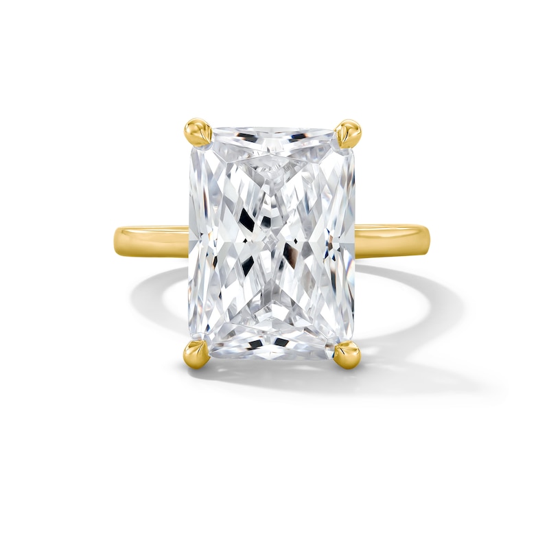 Main Image 1 of 7 CT. T.W. Radiant-Cut Certified Lab-Grown Diamond Solitaire Engagement Ring in 14K Gold (F/VS2)