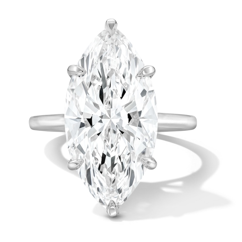 Main Image 1 of 8 CT. T.W. Marquise-Cut Certified Lab-Grown Diamond Solitaire Engagement Ring in 14K White Gold (F/VS2)