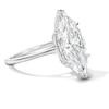 Thumbnail Image 4 of 8 CT. T.W. Marquise-Cut Certified Lab-Grown Diamond Solitaire Engagement Ring in 14K White Gold (F/VS2)