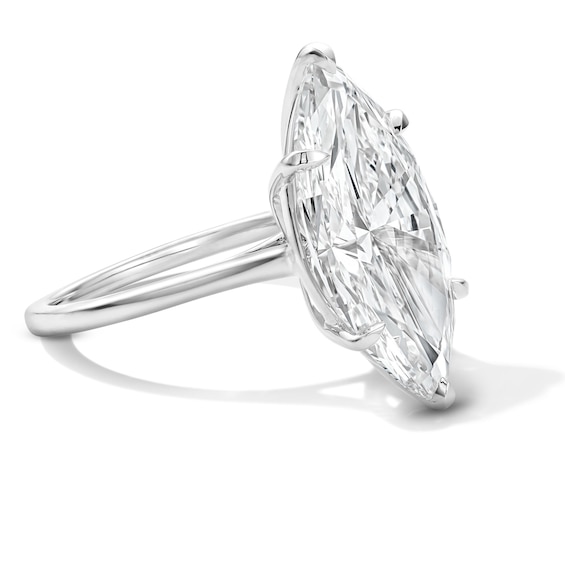 8 CT. T.w. Marquise-Cut Certified Lab-Grown Diamond Solitaire Engagement Ring in 14K White Gold (F/Vs2)