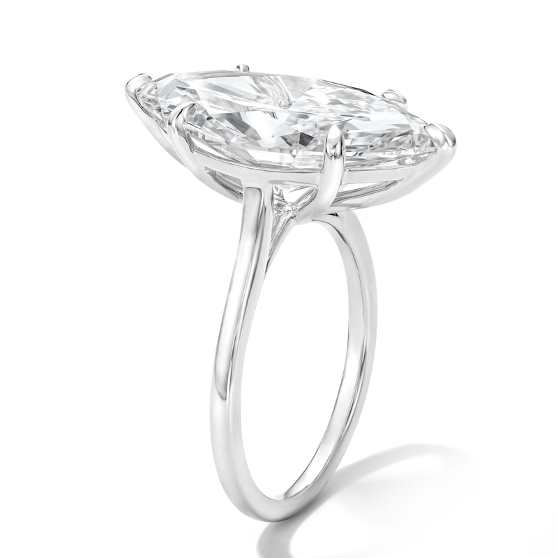 Main Image 5 of 8 CT. T.W. Marquise-Cut Certified Lab-Grown Diamond Solitaire Engagement Ring in 14K White Gold (F/VS2)