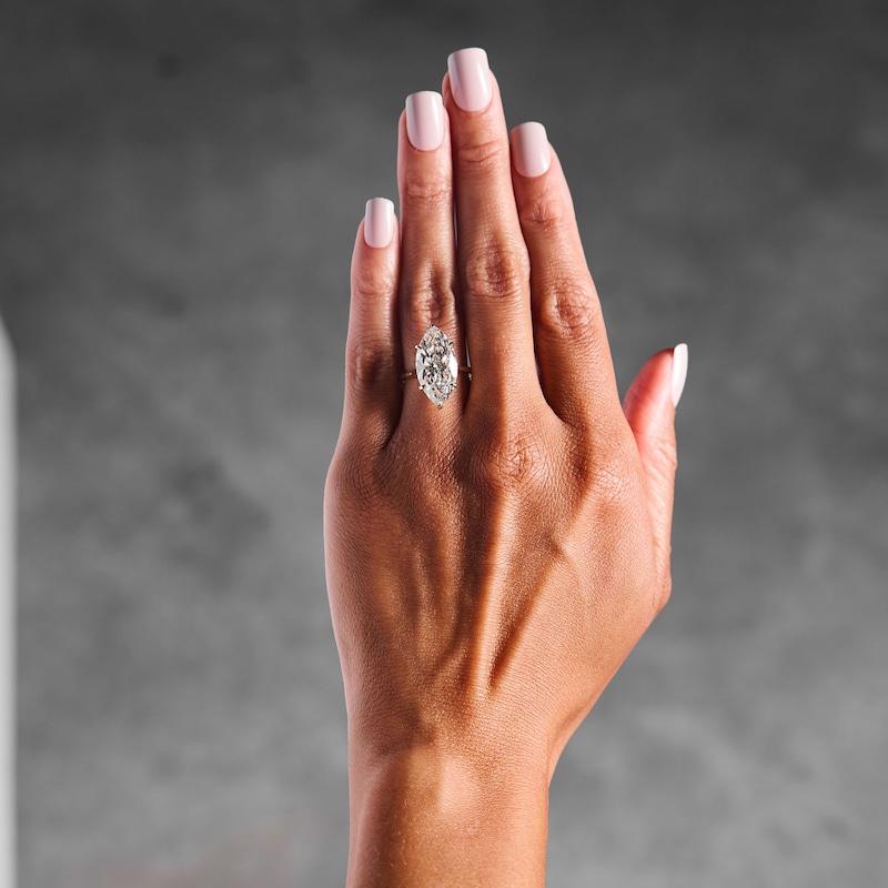 Main Image 2 of 8 CT. T.W. Marquise-Cut Certified Lab-Grown Diamond Solitaire Engagement Ring in 14K Gold (F/VS2)