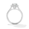 Thumbnail Image 2 of 1-1/2 CT. T.W. Certified Lab-Grown Diamond Frame Engagement Ring in 14K White Gold (F/VS2)