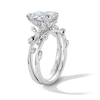 Thumbnail Image 5 of 2-1/4 CT. T.W. Pear-Shaped Certified Lab-Grown Diamond Hidden Frame Bridal Set in 14K White Gold (F/VS2)