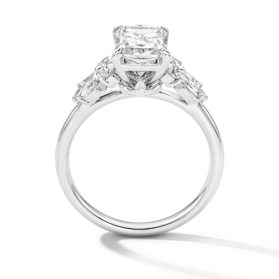2-5/8 CT. T.w. Radiant-Cut Certified Lab-Grown Diamond Engagement Ring in 14K White Gold (F/Vs2)