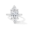 Thumbnail Image 1 of 7 CT. T.W. Marquise-Cut Certified Lab-Grown Diamond Solitaire Engagement Ring in 14K White Gold (F/VS2)