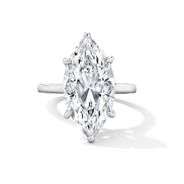 7 CT. T.W. Marquise-Cut Certified Lab-Grown Diamond Solitaire Engagement Ring in 14K White Gold (F/VS2)