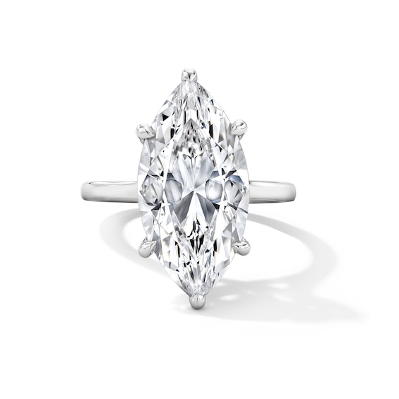 7 CT. T.w. Marquise-Cut Certified Lab-Grown Diamond Solitaire Engagement Ring in 14K White Gold (F/Vs2)