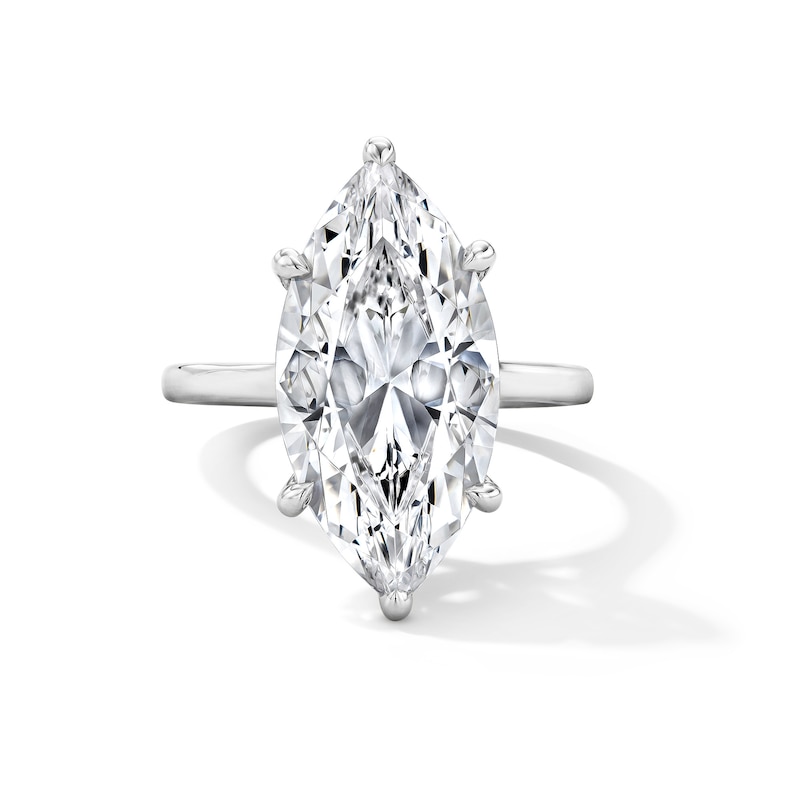 Main Image 1 of 7 CT. T.W. Marquise-Cut Certified Lab-Grown Diamond Solitaire Engagement Ring in 14K White Gold (F/VS2)