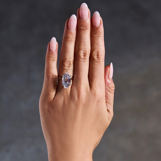 7 CT. T.w. Marquise-Cut Certified Lab-Grown Diamond Solitaire Engagement Ring in 14K White Gold (F/Vs2)