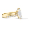 Thumbnail Image 3 of 2 CT. T.W. Marquise-Cut Certified Lab-Grown Diamond Bridal Set in 14K Yellow Gold (F/VS2)