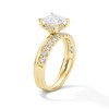 Thumbnail Image 4 of 2 CT. T.W. Princess-Cut Certified Lab-Grown Diamond Bridal Set in 14K Yellow Gold (F/VS2)