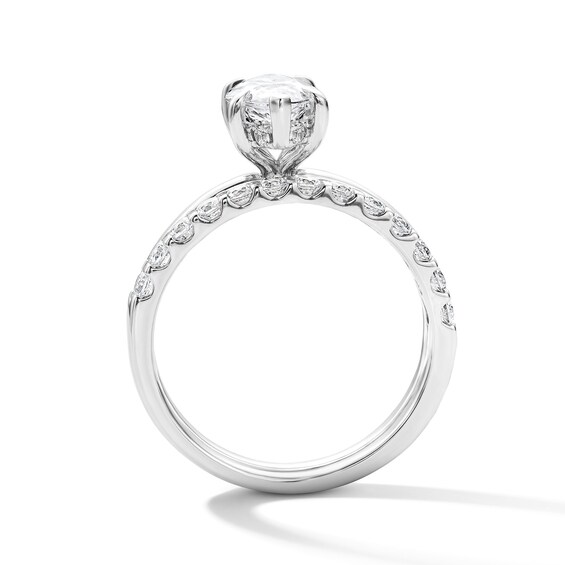 2 CT. T.w. Marquise-Cut Certified Lab-Grown Diamond Bridal Set in 14K White Gold (F/Vs2)