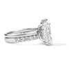 Thumbnail Image 4 of 2 CT. T.W. Marquise-Cut Certified Lab-Grown Diamond Bridal Set in 14K White Gold (F/VS2)