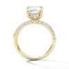 Thumbnail Image 2 of 2 CT. T.W. Radiant-Cut Certified Lab-Grown Diamond Bridal Set in 14K Yellow Gold (F/VS2)