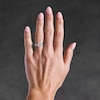 Thumbnail Image 2 of 2 CT. T.W. Princess-Cut Certified Lab-Grown Diamond Bridal Set in 14K White Gold (F/VS2)