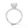 Thumbnail Image 3 of 2 CT. T.W. Princess-Cut Certified Lab-Grown Diamond Bridal Set in 14K White Gold (F/VS2)