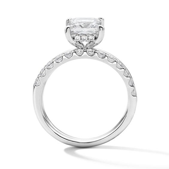 2 CT. T.w. Princess-Cut Certified Lab-Grown Diamond Bridal Set in 14K Gold (F/Vs2