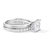 Thumbnail Image 4 of 2 CT. T.W. Princess-Cut Certified Lab-Grown Diamond Bridal Set in 14K White Gold (F/VS2)
