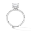 Thumbnail Image 3 of 2 CT.T.W. Radiant-Cut Certified Lab-Grown Diamond Bridal Set in 14K White Gold (F/VS2)