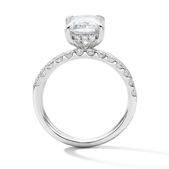 2 Ct.t.w. Radiant-Cut Certified Lab-Grown Diamond Bridal Set in 14K White Gold (F/Vs2)
