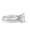 Thumbnail Image 4 of 2 CT.T.W. Radiant-Cut Certified Lab-Grown Diamond Bridal Set in 14K White Gold (F/VS2)