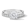 Thumbnail Image 1 of 2 CT. T.W. Certified Lab-Grown Diamond Bridal Set in 14K White Gold (F/VS2)