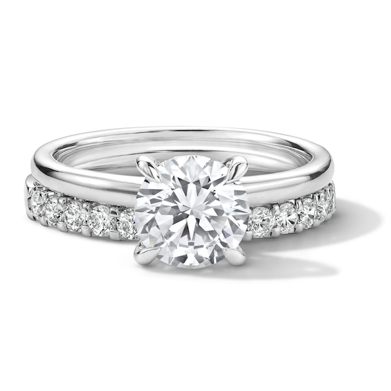 2 CT. T.w. Certified Lab-Grown Diamond Bridal Set in 14K White Gold (F/Vs2)