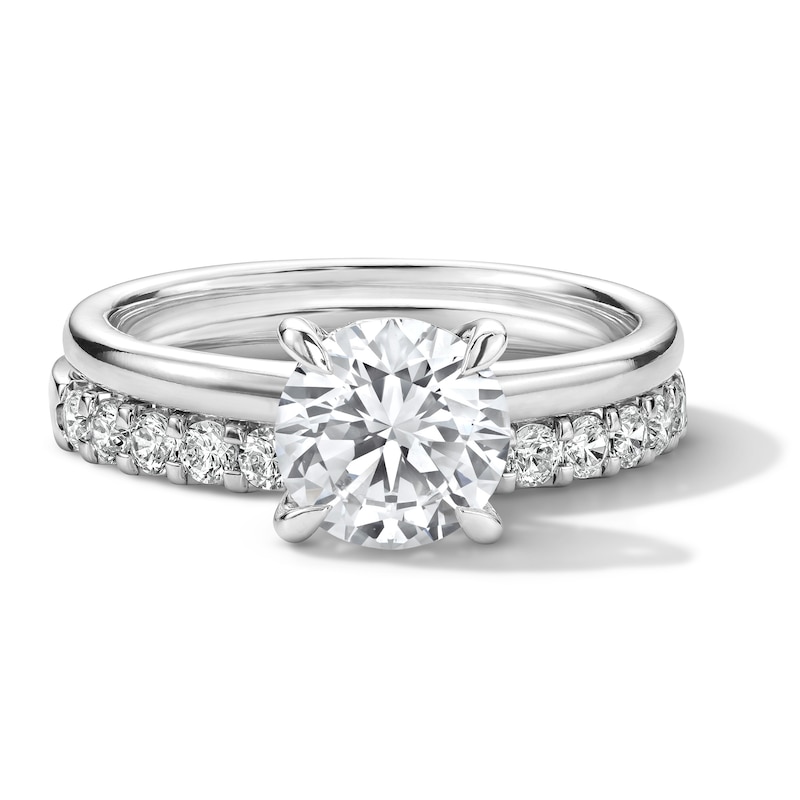 Main Image 1 of 2 CT. T.W. Certified Lab-Grown Diamond Bridal Set in 14K White Gold (F/VS2)