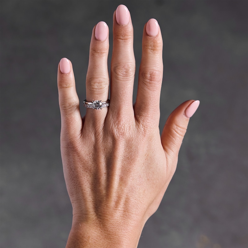 Main Image 2 of 2 CT. T.W. Certified Lab-Grown Diamond Bridal Set in 14K White Gold (F/VS2)