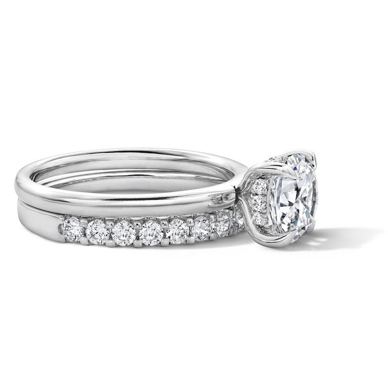 Main Image 4 of 2 CT. T.W. Certified Lab-Grown Diamond Bridal Set in 14K White Gold (F/VS2)