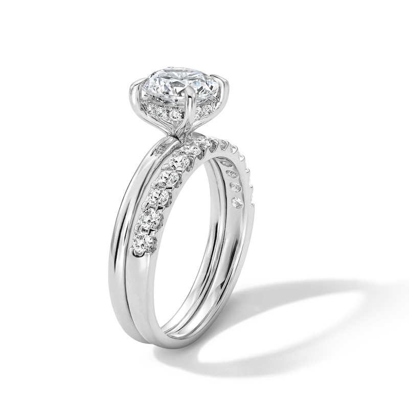 Main Image 5 of 2 CT. T.W. Certified Lab-Grown Diamond Bridal Set in 14K White Gold (F/VS2)