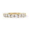 Thumbnail Image 1 of 1/2 CT. T.W. Marquise-Cut Certified Lab-Grown Diamond Contemporary Band in 14K Gold (F/VS2)