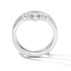 Thumbnail Image 3 of 1/2 CT. T.W. Pear-Shaped Lab-Grown Diamond Solitaire Enhancer Ring in 14K White Gold (F/VS2)