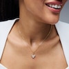 Thumbnail Image 2 of 5/8 CT. T.W. Certified Lab-Grown Diamond Bee Necklace Charm in 10K Gold (F/VS2)