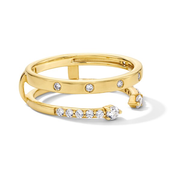 1/4 Ct.t.w. Lab-Grown Diamond Solitaire Enhancer Ring in 14K Gold (F/Vs2)