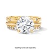 Thumbnail Image 7 of 1/4 CT.T.W. Lab-Grown Diamond Solitaire Enhancer Ring in 14K Gold (F/VS2)
