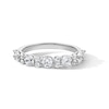 Thumbnail Image 1 of 1 CT. T.W. Certified Lab-Grown Diamond Anniversary Band in 14K White Gold (F/VS2)