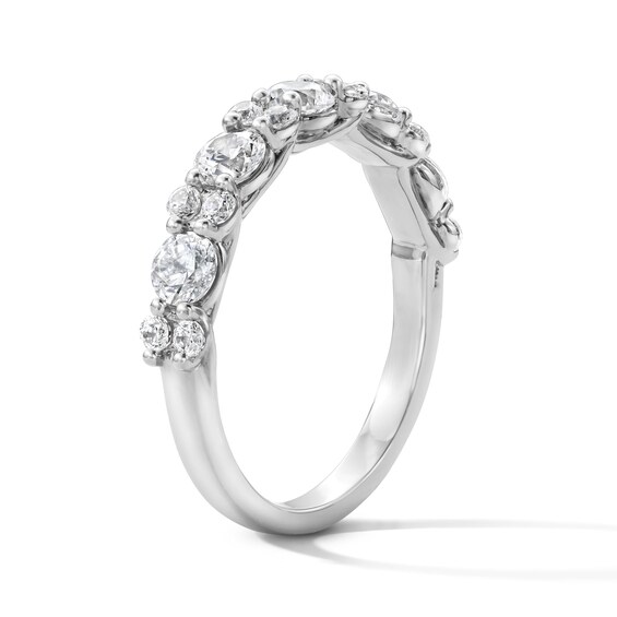 1 CT. T.w. Lab-Grown Diamond Anniversary Band in 14K White Gold (F/Vs2)