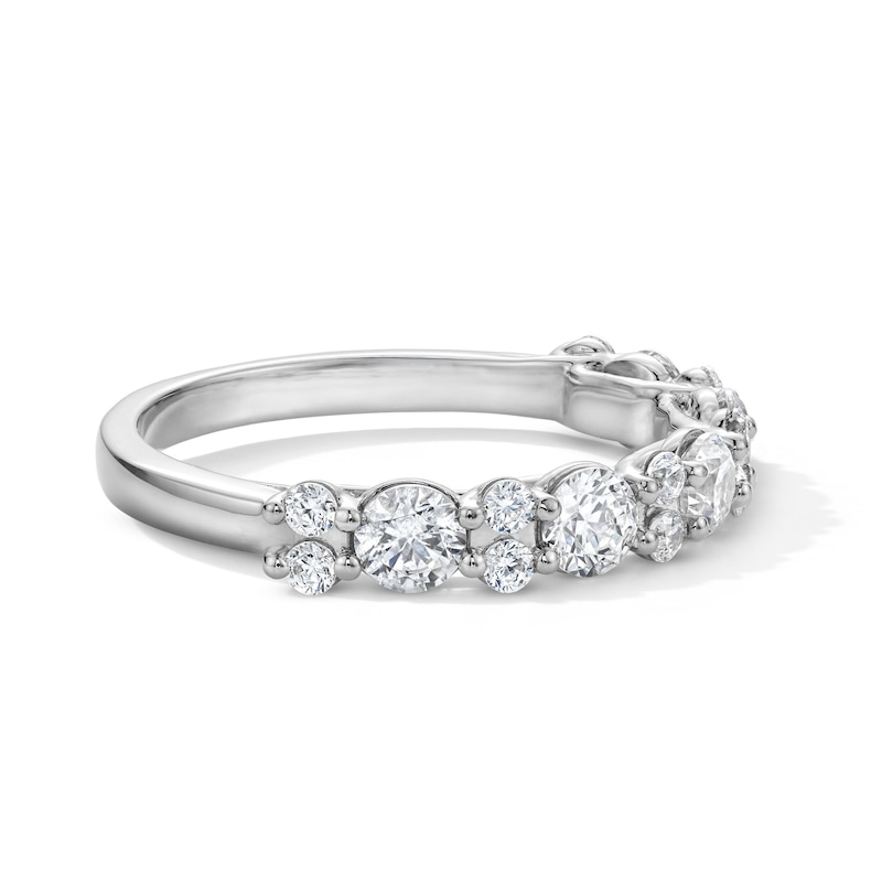 Main Image 3 of 1 CT. T.W. Certified Lab-Grown Diamond Anniversary Band in 14K White Gold (F/VS2)