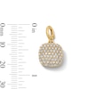 Thumbnail Image 3 of 5/8 CT. T.W. Certified Lab-Grown Multi-Diamond Cushion-Shaped Necklace Charm in 10K Gold (F/VS2)