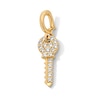 Thumbnail Image 1 of 1/5 CT. T.W. Certified Lab-Grown Diamond Key Necklace Charm in 10K Gold (F/VS2)