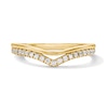 Thumbnail Image 1 of 1/6 CT. T.W. Lab-Grown Diamond Chevron Anniversary Band in 14K Gold (F/VS2)