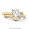 Thumbnail Image 7 of 1/6 CT. T.W. Lab-Grown Diamond Chevron Anniversary Band in 14K Gold (F/VS2)
