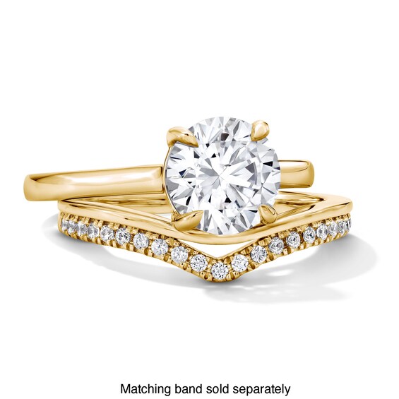 1/6 CT. T.w. Lab-Grown Diamond Chevron Anniversary Band in 14K Gold (F/Vs2)